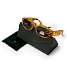Unisex слънчеви очила в цвят хавана с поляризация-2 снимка