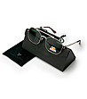 Слънчеви сребристи поляризирани очила със зелени лещи-3 снимка
