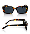 Унисекс поляризирани слънчеви очила в хавана в черно и оранжево-1 снимка
