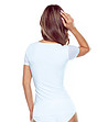 Дамска блуза в бяло Dorin с високо съдържание памук-1 снимка