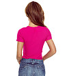 Дамска блуза Leana в цвят циклама рипс-0 снимка