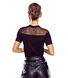 Дамска блуза в черно Bruna-1 снимка