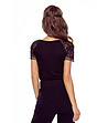 Черна дамска блуза Safona maxi размер-2 снимка