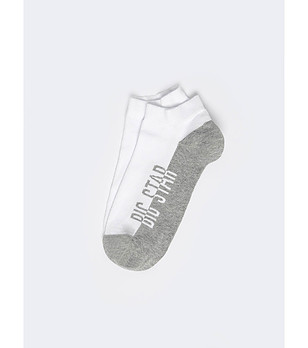 Мъжки чорапи в бяло и сиво Gryson снимка