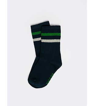 Тъмносини мъжки чорапи Boysi снимка