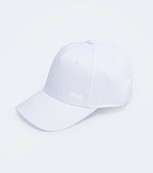 Unisex шапка с козирка в цвят крем Neriso снимка