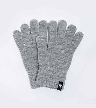 Сиви unisex ръкавици Foliandi снимка