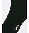 Черни мъжки чорапи с ленти в бяло и бежово Pasoni-2 снимка
