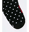 Дамски чорапи в черно на точки Hartilini-2 снимка