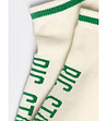 Мъжки памучни чорапи с екрю и зелено Blackon-2 снимка