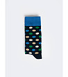Тъмносини мъжки чорапи на точки Dorianer-1 снимка