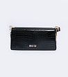 Черна малка чанта с релеф Opri-0 снимка