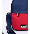 Мъжка чанта в тъмносиньо и червено Setoni-1 снимка