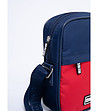 Мъжка чанта в тъмносиньо и червено Setoni-2 снимка