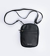 Черна малка мъжка чанта Borti-0 снимка