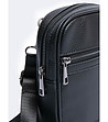 Черна малка мъжка чанта Borti-3 снимка