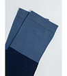 Мъжки чорапи в синьо и жълто Edi-3 снимка