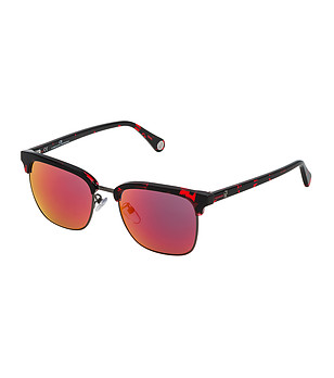 Unisex слънчеви очила в кафяво и червено снимка