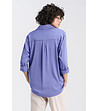 Дамска oversize риза в лилав нюанс Alfina-1 снимка