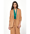 Дамско сако в цвят карамел Dili-0 снимка