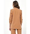 Дамско сако в цвят карамел Dili-1 снимка