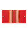 Мъжки червен кожен портфейл Duane-3 снимка
