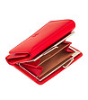 Дамски кожен портфейл в червено Corsica-2 снимка