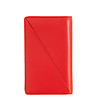 Дамски кожен портфейл в червено Makira-1 снимка