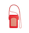 Червена дамска чанта за телефон Alicante-1 снимка