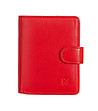 Червен дамски портфейл от естествена кожа Bilbao  с RFID защита-0 снимка