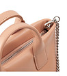 Малка дамска чанта в цвят пудра Ibiza-4 снимка
