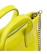 Малка дамска чанта в цвят лайм Ibiza-4 снимка