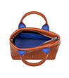 Малка дамска чанта в цвят коняк Ibiza-3 снимка