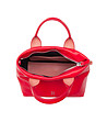 Малка червена дамска чанта Ibiza-3 снимка