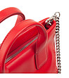 Малка червена дамска чанта Ibiza-4 снимка