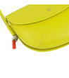 Дамска кожена чанта за рамо в цвят лайм Raila-3 снимка