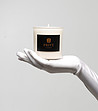 Бяла ароматна свещ Delice d'Orient 280 гр-4 снимка