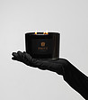 Черна ароматна свещ Tobacco&Leather 420 гр-1 снимка