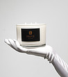 Бяла ароматна свещ Delice d'Orient 420 гр-1 снимка