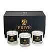 Комплект от 3 ароматни свещи в кутия Lemon-Verbena, Mimosa-Poire и Rose Pivoine-0 снимка