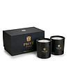 Комплект от 2 ароматни черни свещи в кутия Mure-musc и Rose Pivoine-0 снимка