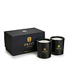 Комплект от 2 ароматни свещи в черно с кутия Safran-Ambre Noir и Black Wood-0 снимка