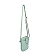 Малка дамска кожена чанта в зелен нюанс Albana-1 снимка