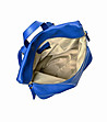 Синя дамска раница от естествена кожа Anisela-3 снимка
