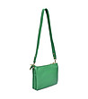 Дамска кожена чанта в зелено Karsea-1 снимка