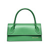 Зелена дамска чанта от естествена кожа Saruni-0 снимка