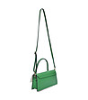 Зелена дамска чанта от естествена кожа Saruni-1 снимка
