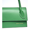 Зелена дамска чанта от естествена кожа Saruni-2 снимка