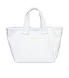 Дамска бяла чанта от естествена кожа Caren-0 снимка