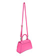 Розова дамска чанта от естествена кожа Gisele-2 снимка